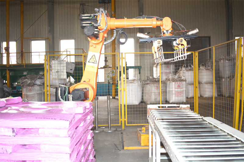 流水线机械臂码货